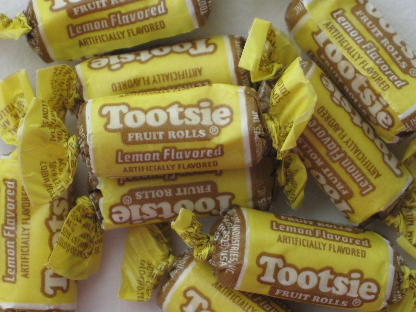 Tootsie Roll Lemon Fruit Chews Candy One Pound ~ 16oz