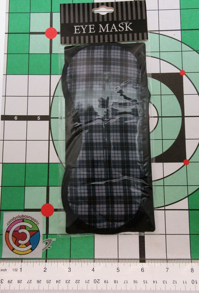 Gray & Black Eye Mask For Rest, Sleep, Meditation Grey