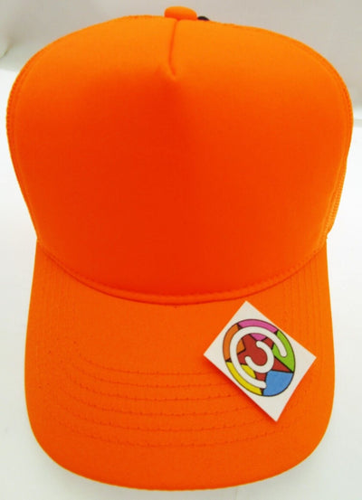Bright Neon Orange Cap ~ Hunting Headwear Hat  ~ Hunter ~ One Size