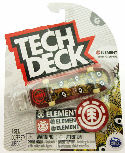Tech Deck ~ Element ~ Skateboard / Fingerboard ~ Series 12 ~ Tom Schaar ~ Totem