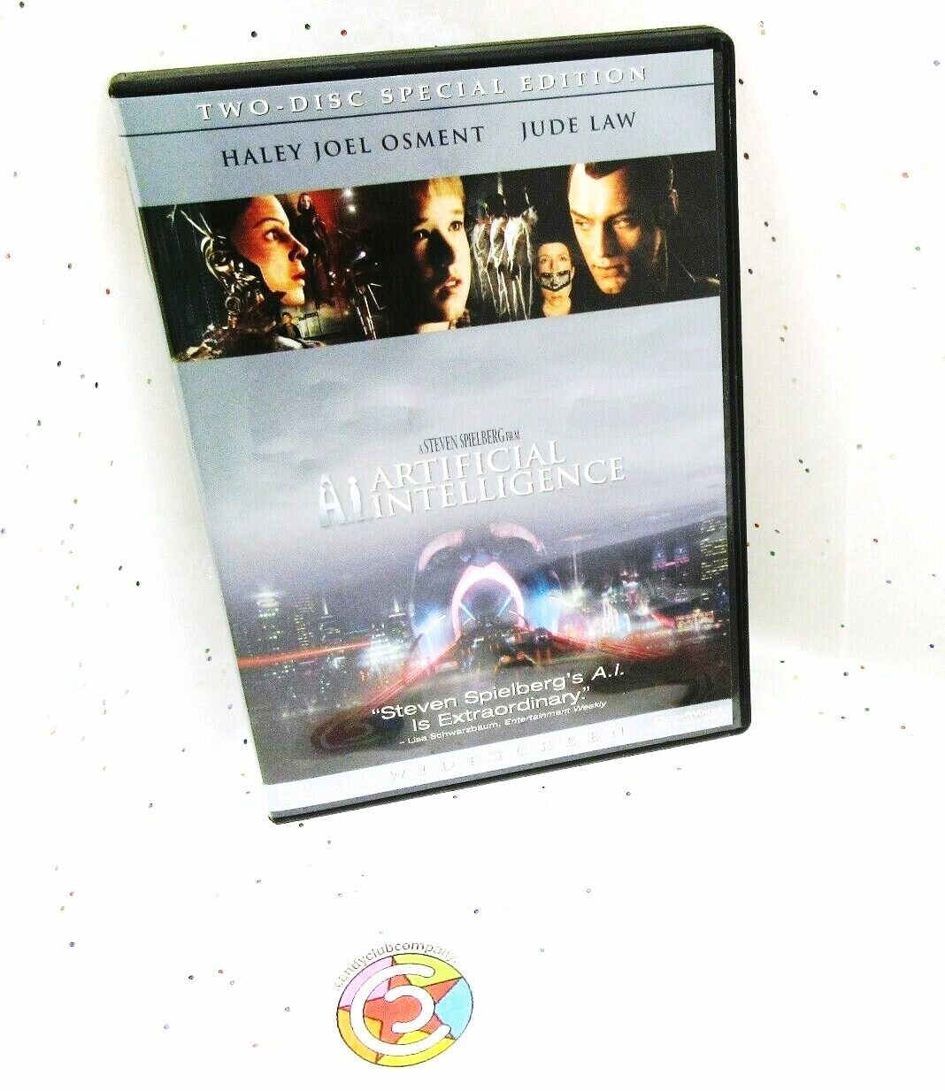 A.I. Artificial Intelligence ~ 2001 Sci-Fi Drama ~  Haley J Osment ~ Movie DVD