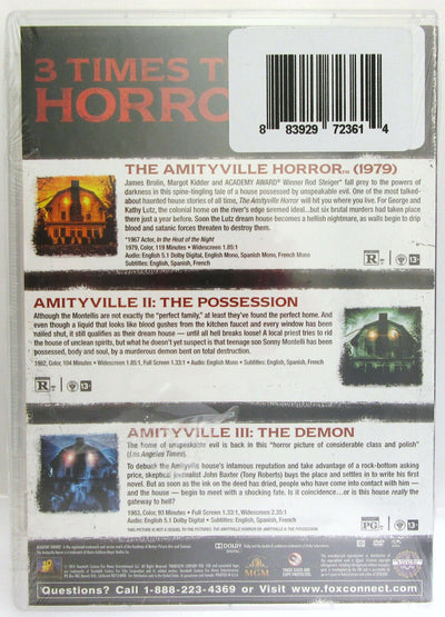 The Amityville Horror ~ Triple Feature ~ 1979, 82, 83 ~ Movie DVD