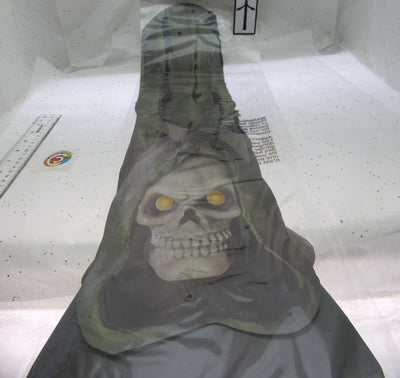 Door Spook ~ Skeleton in Robe ~ Happy Halloween! ~ Scary ~ Door Decor