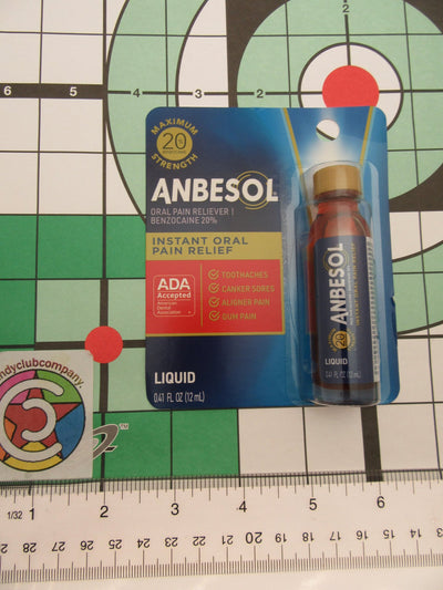 Anbesol Maximum Oral Anesthetic ~ 20% Benzocaine Instant Toothache Pain Relief