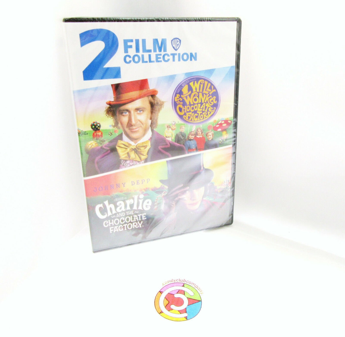 2 Film Collection Willy Wonka / Charlie and the Chocolate Factory ~ Movie DVD