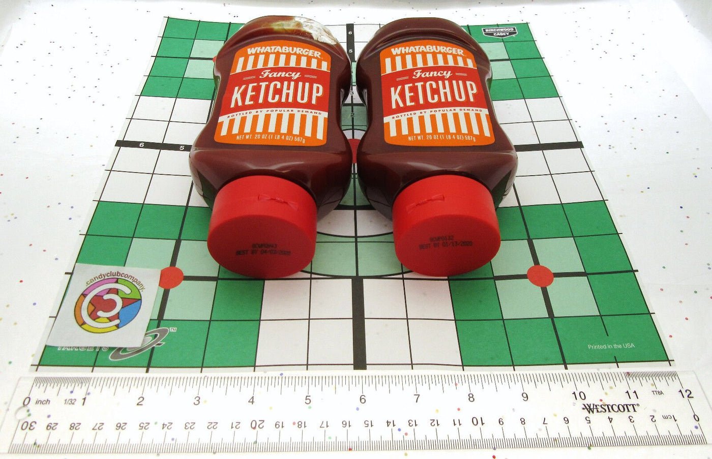 Whataburger Fancy Ketchup "Wake Up You Taste Buds" ~ 20oz Bottle ~ Lot of 2