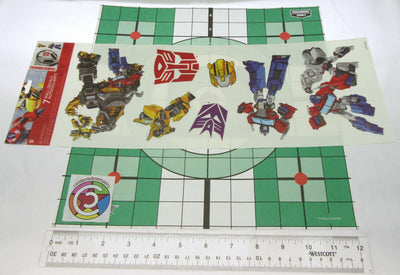 Transformers Sticker ~ Autobot Decepticon ~ 7 Wall Decals Autocollants