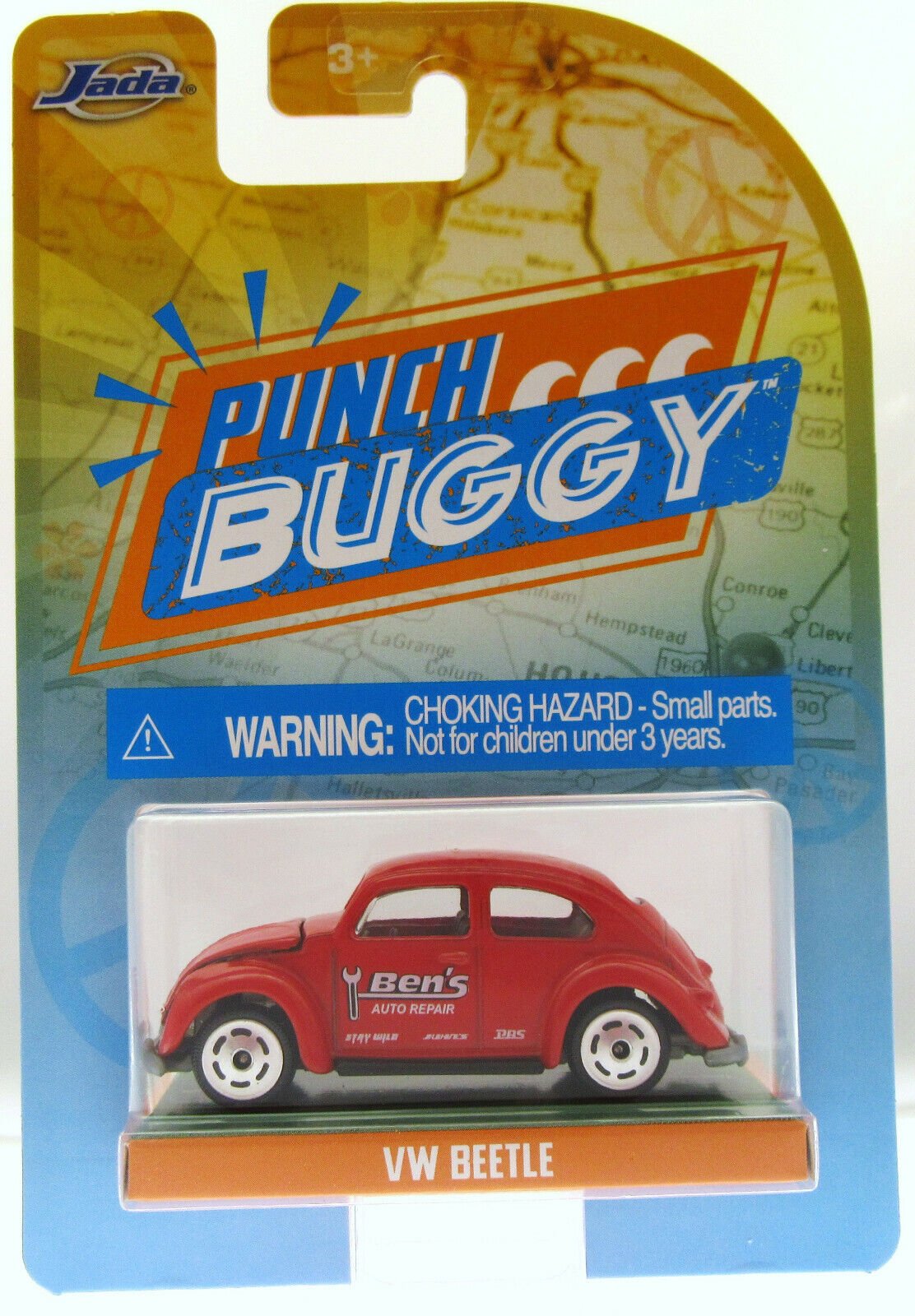 VW Beetle ~ Punch Buggy ~ Red ~ 1:55 Scale