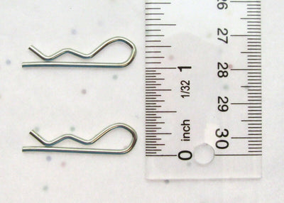 Hitch Pin Clip ~ 5/64 inch Diameter X 1 5/16" length ~ Zinc Plated Spring Steel