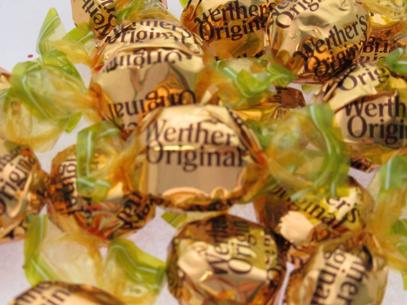 Werther's Creamy Caramel Apple Filled 16oz Werthers Hard Candy ~ One Pound Sweet