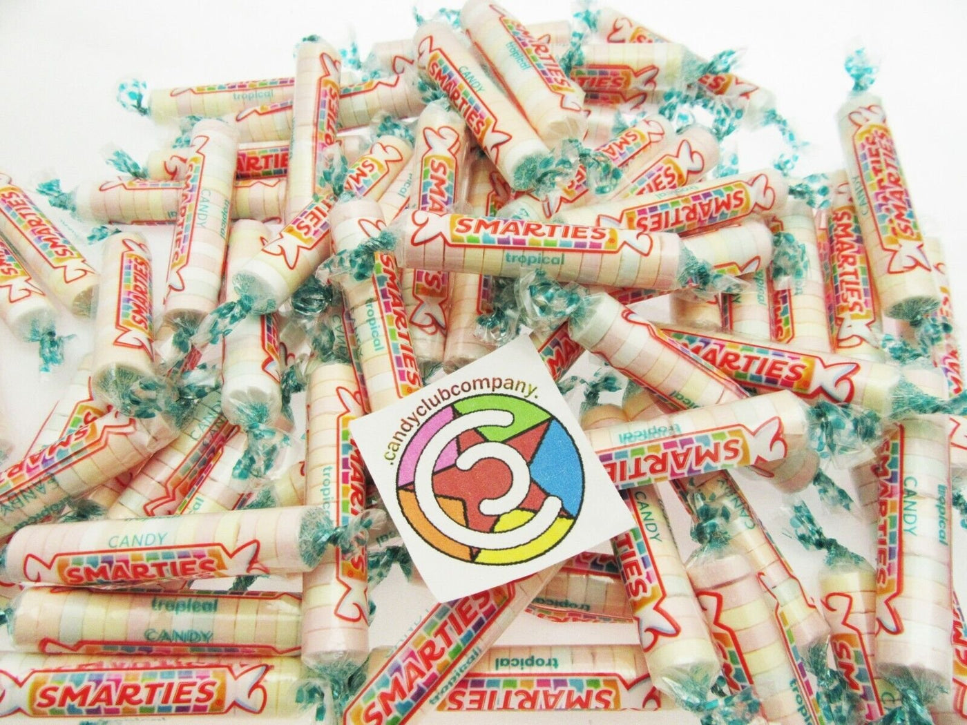 Smarties Tropical ~ One Pound of Hard Candy Tart ~ 16oz