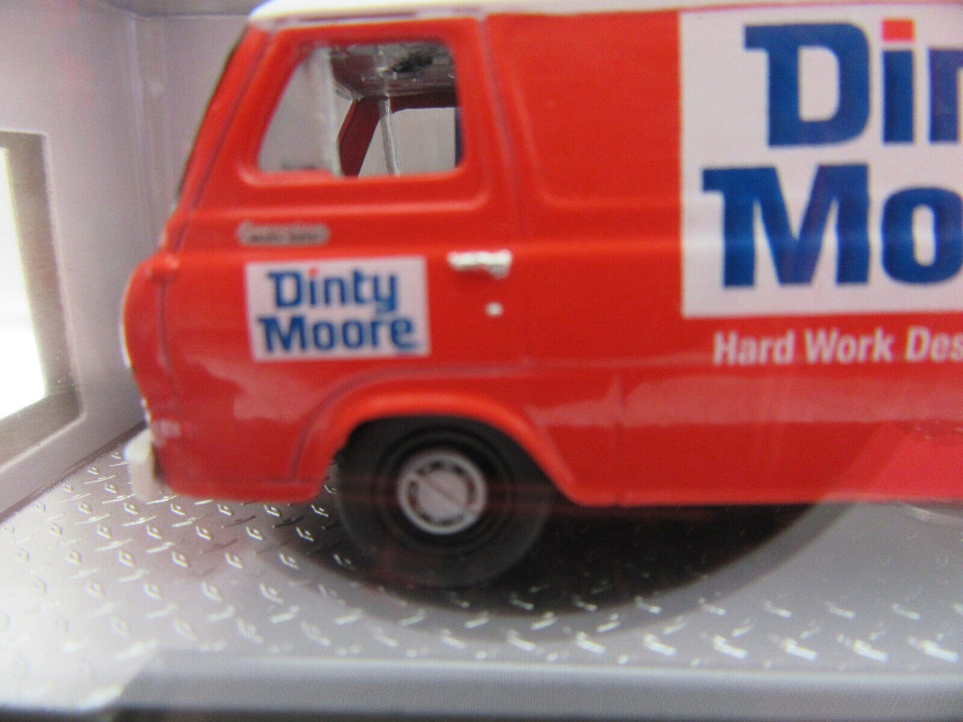 M2 Details ~ 1964 Ford Econoline Delivery Van ~ Dinty Moore ~ 1:64 Die Cast Car