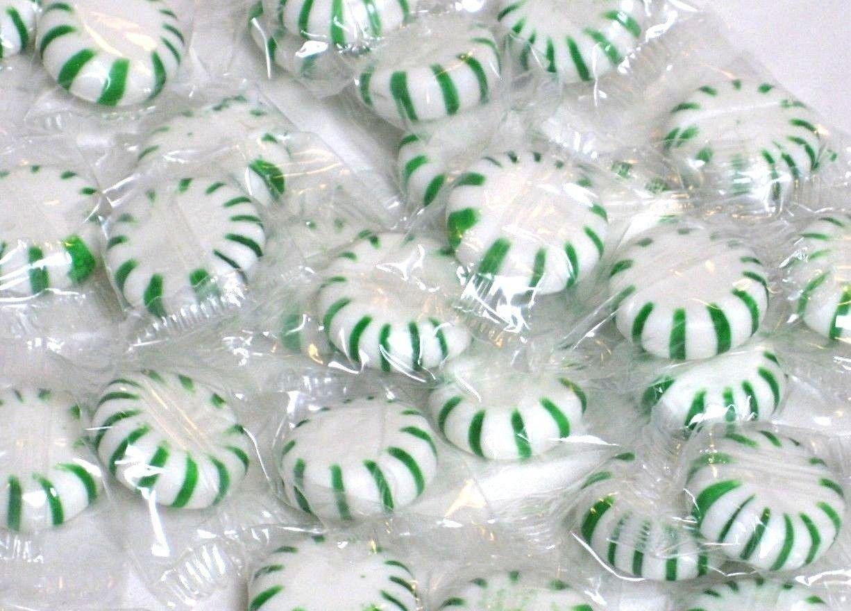 Spearmint Discs ~ Half Pound ~ Sweet Smiles Candy ~ 8oz