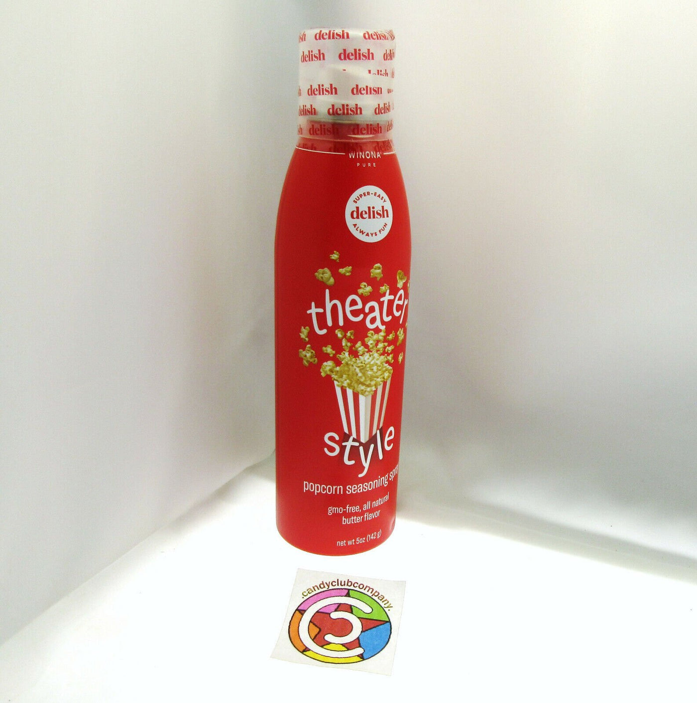 Delish ~  Popcorn Seasoning Spray ~ Butter Flavor ~ 2 Calories ~ 5oz bottle