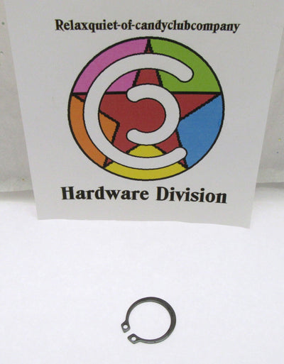 External Retainting Snap Ring ~ 1 inch~ Black Oxide ~ Spring Steel