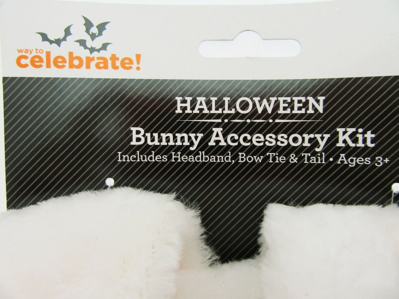 3 pc Bunny Accessory Kit Costume ~ Rabbit Ears Bow Tie Tail ~ Halloween