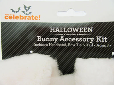 3 pc Bunny Accessory Kit Costume ~ Rabbit Ears Bow Tie Tail ~ Halloween