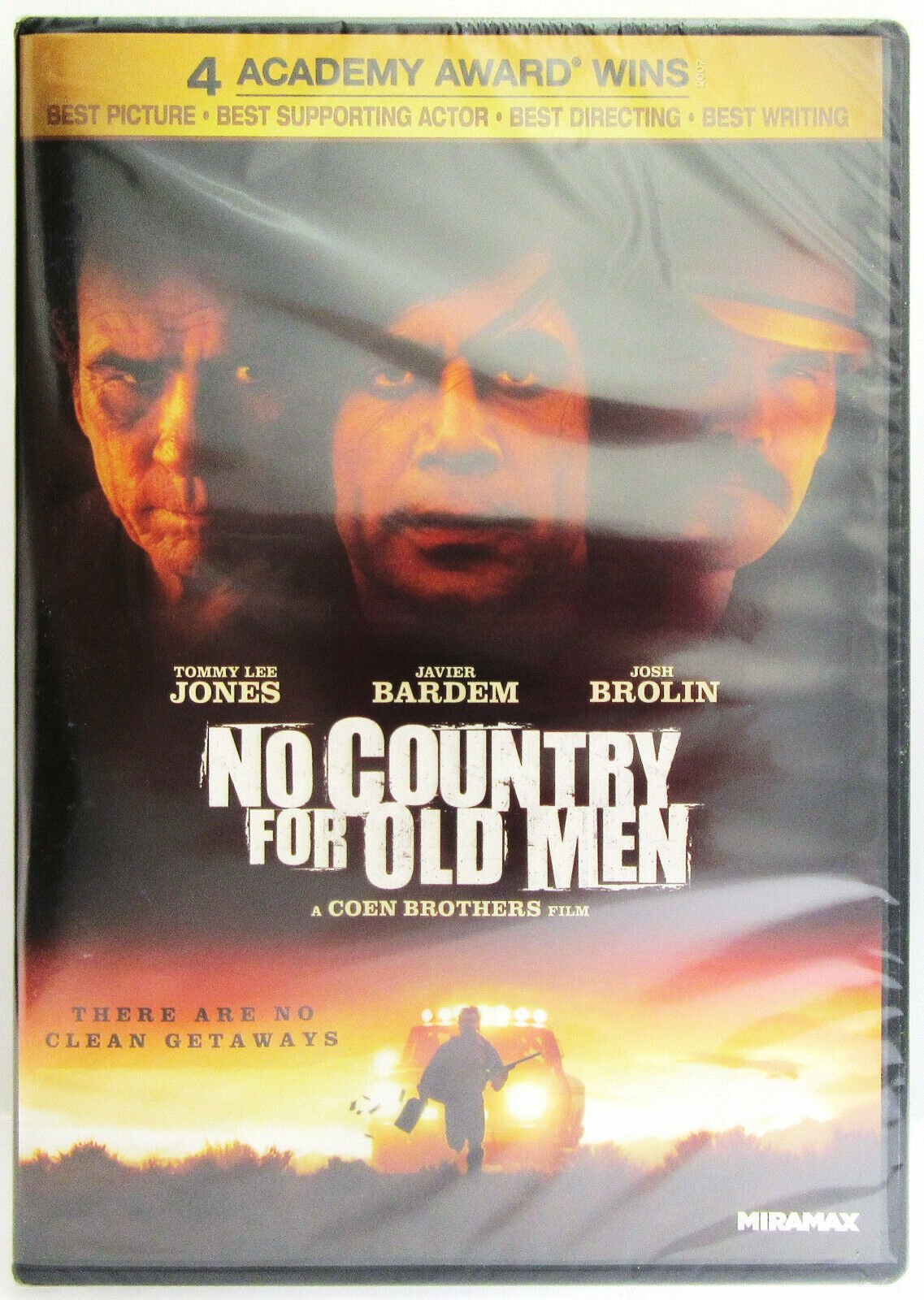 No Country For Old Men ~ Jones, Bardem, Brolin  ~ 2007 ~ Movie ~ New DVD