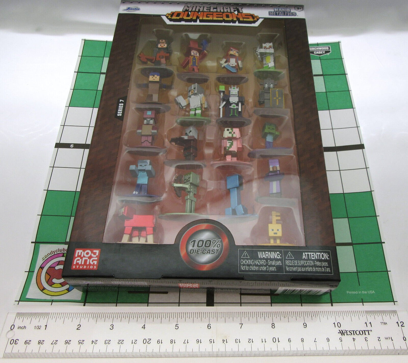 Minecraft ~ Dungeons ~ Die Cast ~ 18 Figurines ~ Melalfigs