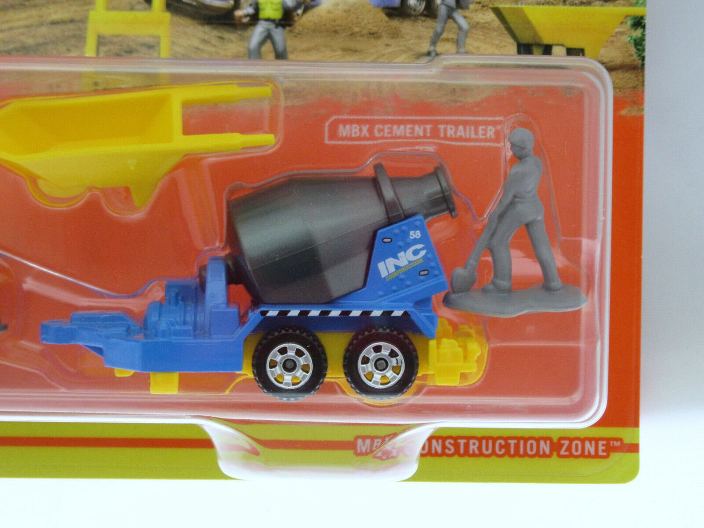 Hitch & Haul Matchbox ~ Dump Truck / MBX Cement Mixer ~ Gray ~ 1:64 scale
