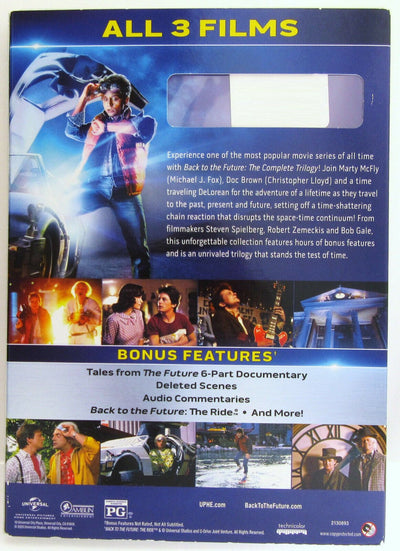 Back to the Future 1,2 & 3 ~ Trilogy ~ Michael J. Fox ~ Movie Film ~ New DVD