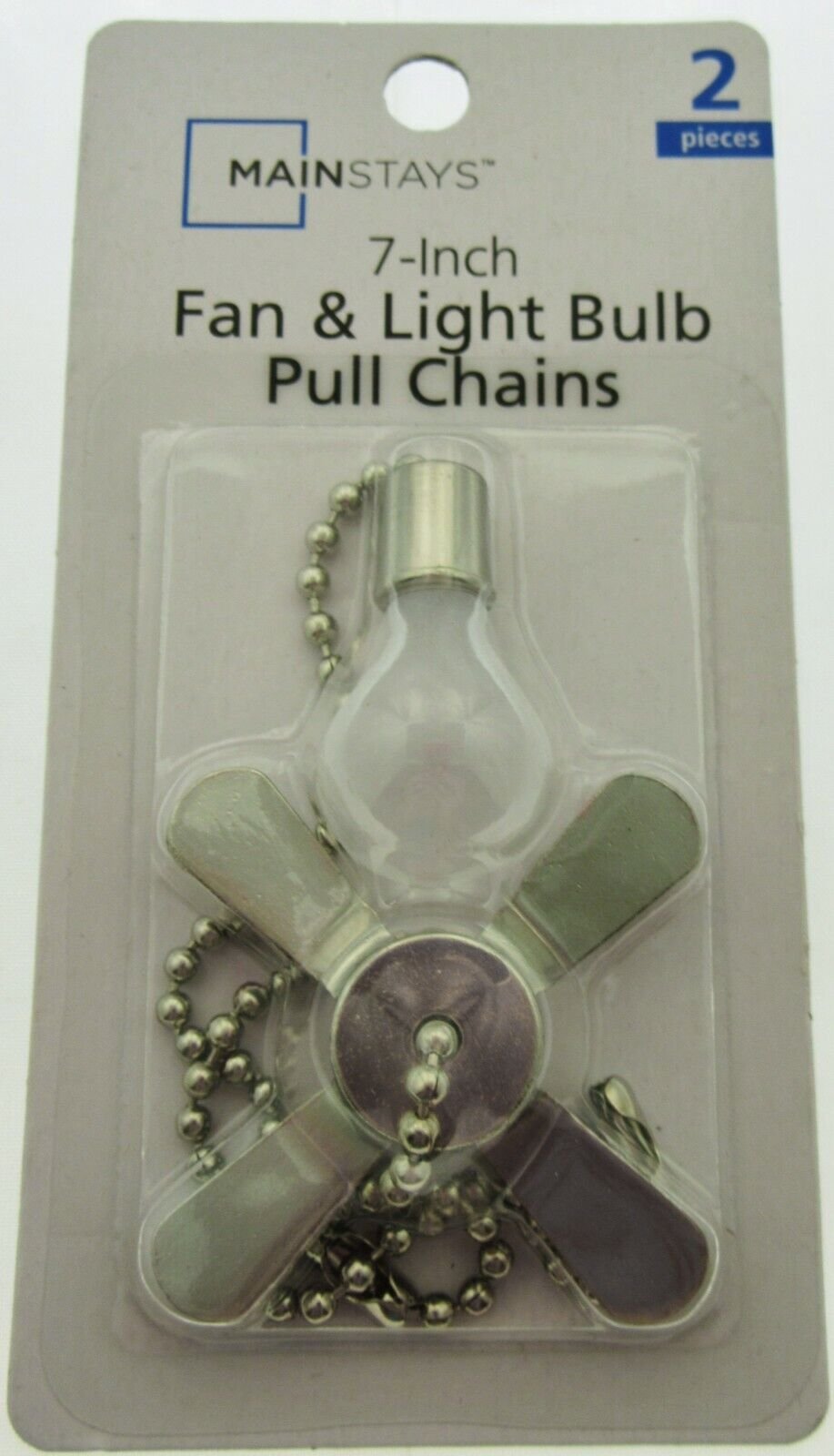 Mainstays Fan & Light Bulb Pulls - Decorative Ceiling Fan Pull Chains
