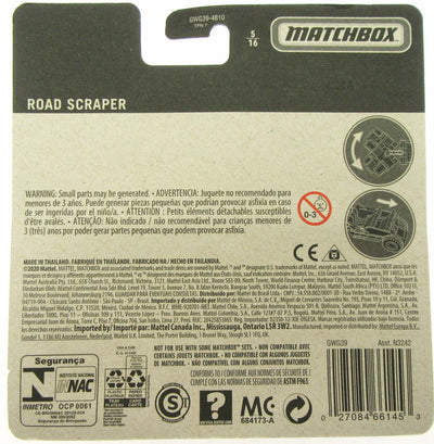 Matchbox Working Rigs ~ Ranec Road Scraper ~ Metal