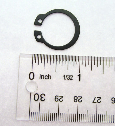 External Retaining Snap Ring ~ 13/16 inch~ Black Oxide ~ Spring Steel