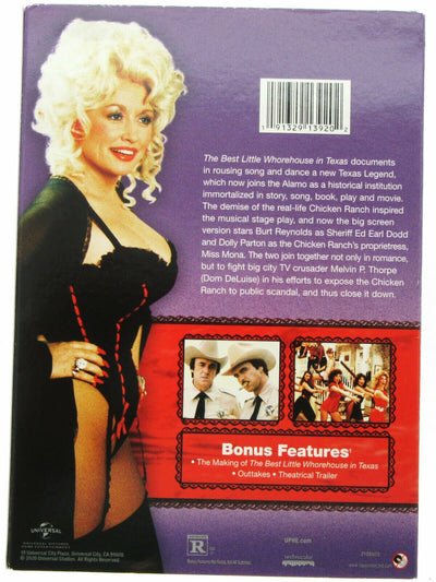 The Best Little Whorehouse in Texas ~ Dolly Parton, Burt Reynolds New DVD Movie