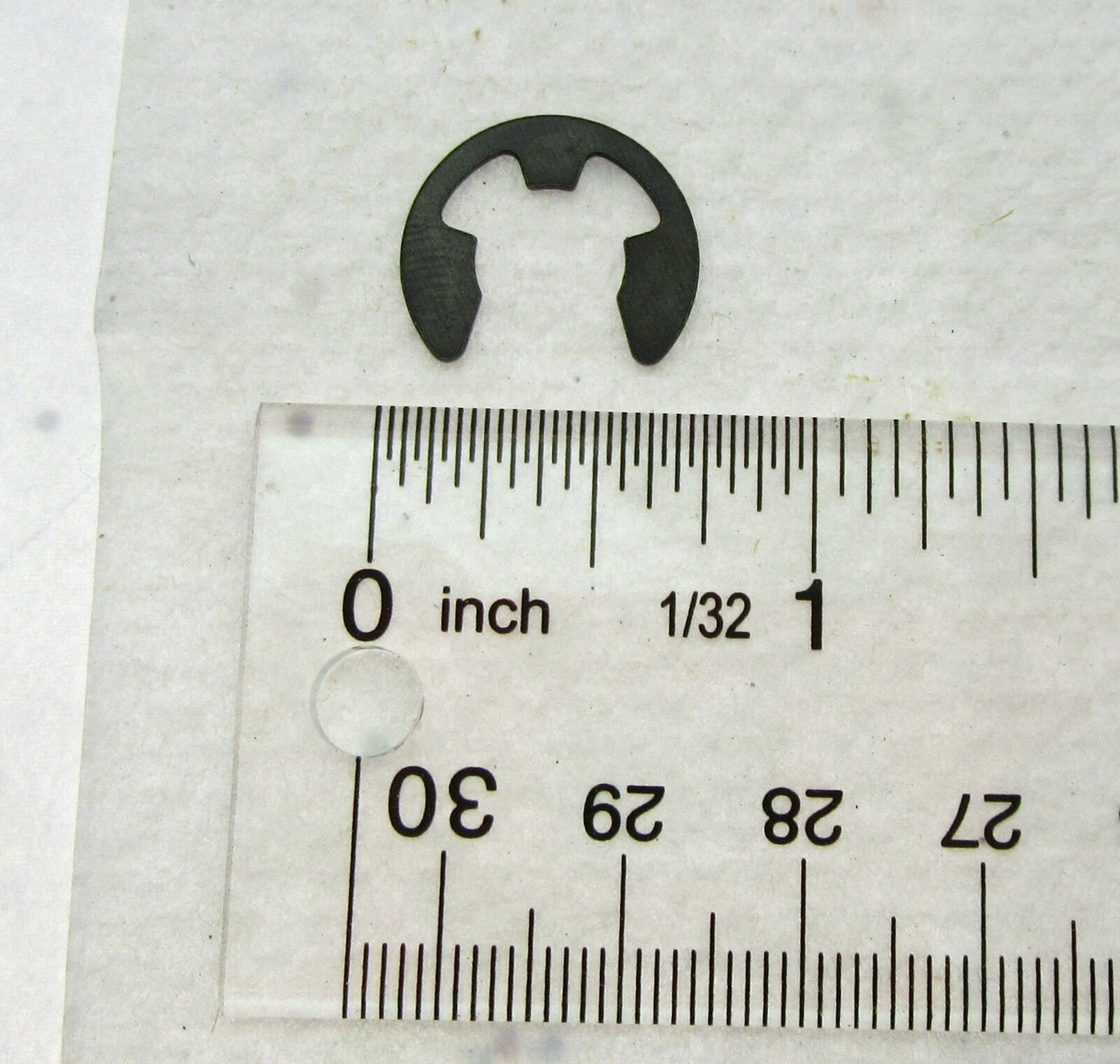 E Clip ~ 3/8 inch ~ Black Oxide Finish ~ Spring Steel
