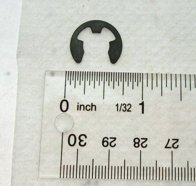 E Clip ~ 3/8 inch ~ Black Oxide Finish ~ Spring Steel