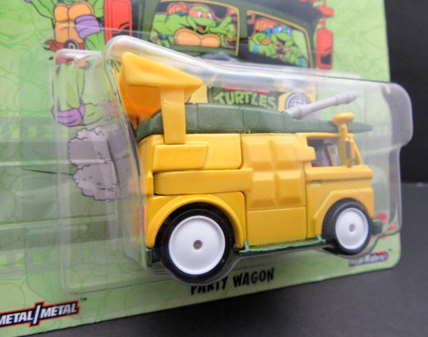 Teenage Mutant Ninja Turtles Party Wagon ~ Hot Wheels Premium ~ Die Cast