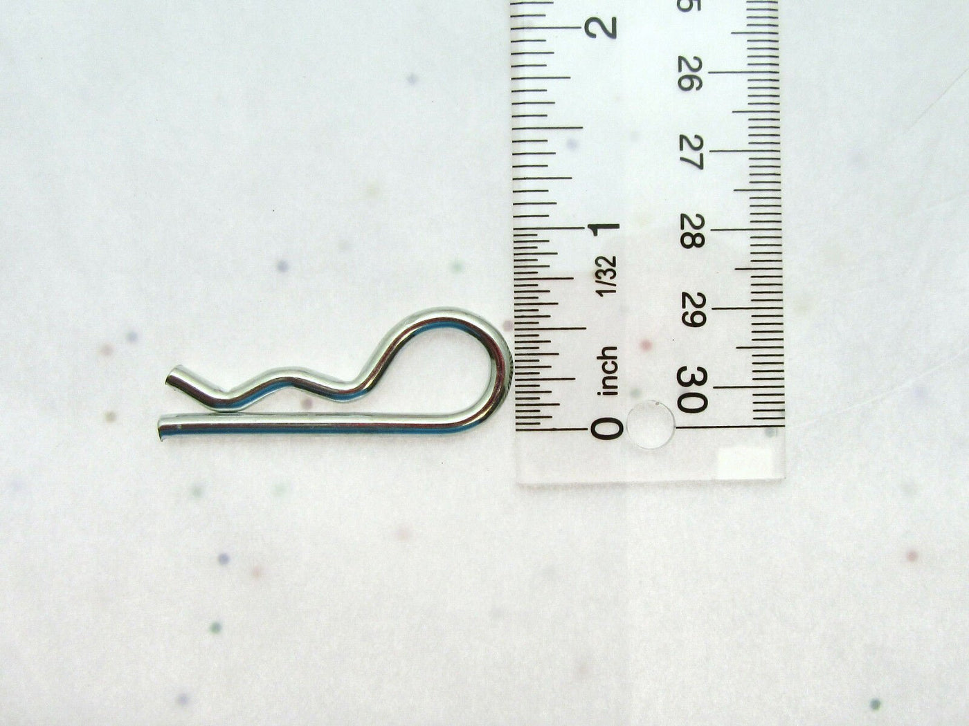 Hitch Pin Clip ~ 9/64 inch Diameter X 1 3/4" length ~ Zinc Plated Spring Steel