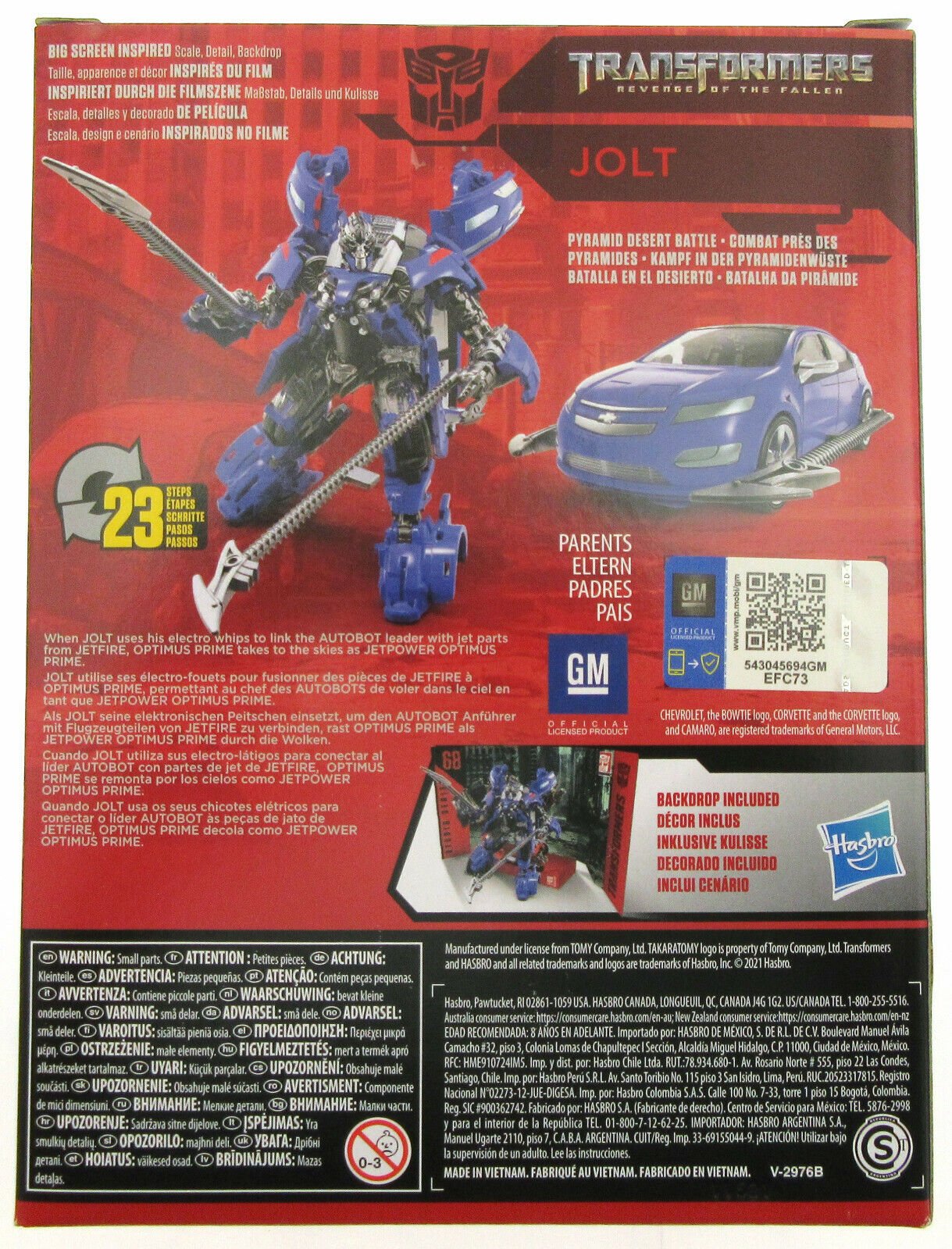 TRANSFORMERS ~ Jolt 75 ~ Chevrolet Impala ~ Studio Series ~ Hasbro