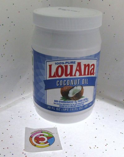 LouAna Coconut Oil ~ 100% Pure ~ Non-Hygrogenated ~ 30 oz container