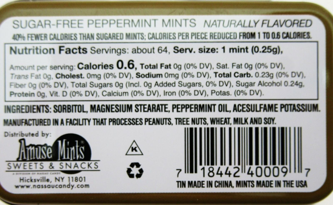 Amuse Mints Sugar Free Peppermints Cinnamon Candy Tins Lone Star Texas Longhorn