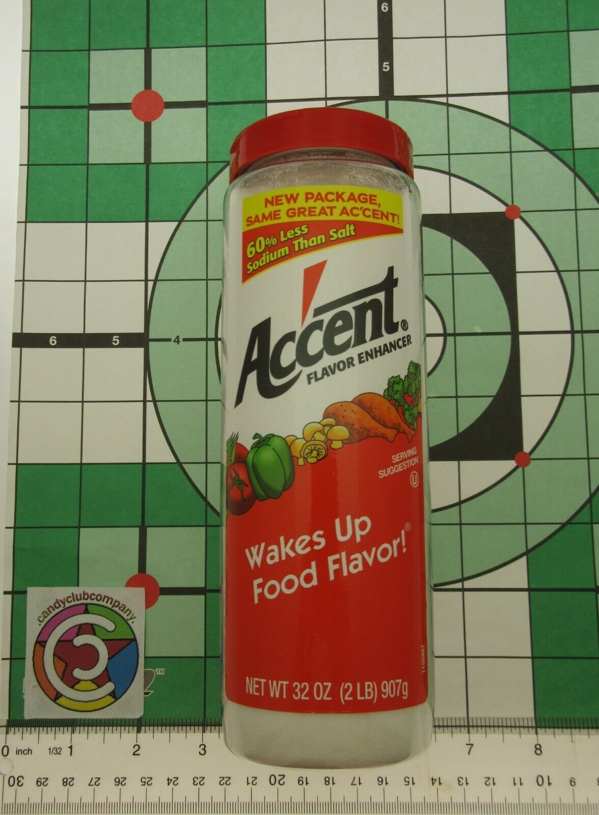 Accent Flavor Enhancer Seasoning Large 32 Oz (2 Lb )Kosher For meat /  vegetables