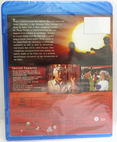 The Karate Kid ~ Ralph Macchio, Noriyuki "Pat" Morita ~ Movie ~ New Blu-ray
