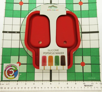 Silicone Popsicle Maker Tray ~ Sticks Included Flexible ~ By Kolorae - Red