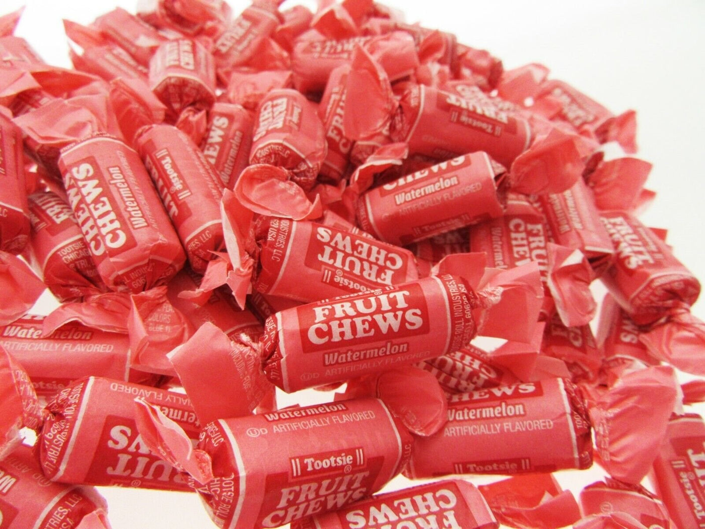 Tootsie Roll WATERMELON 16oz Fruit Chews Candy One Pound ~ NEW FLAVOR