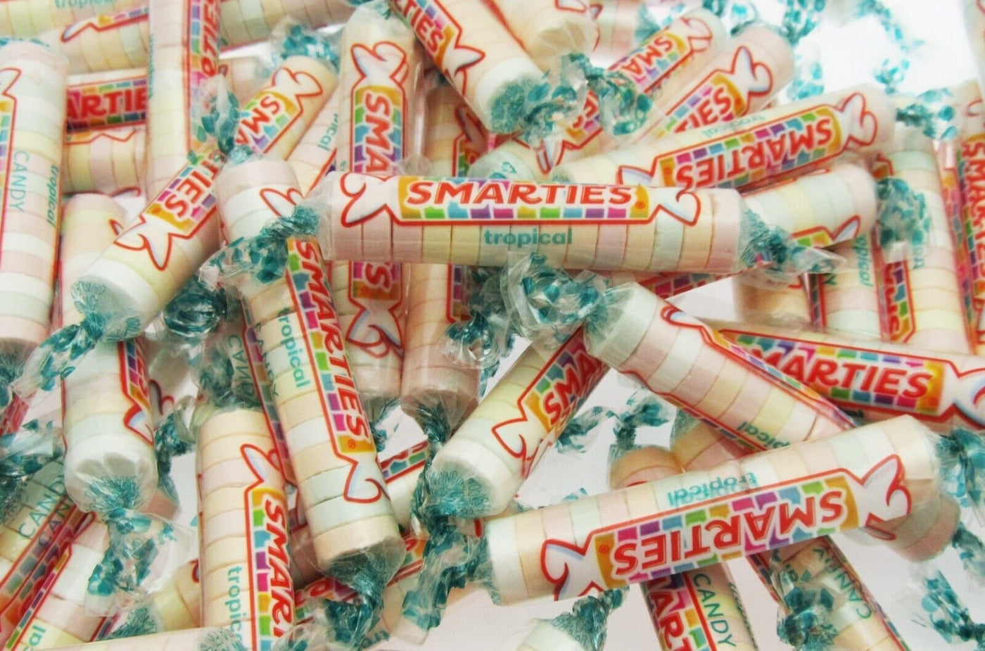 Smarties Tropical ~ One Pound of Hard Candy Tart ~ 16oz