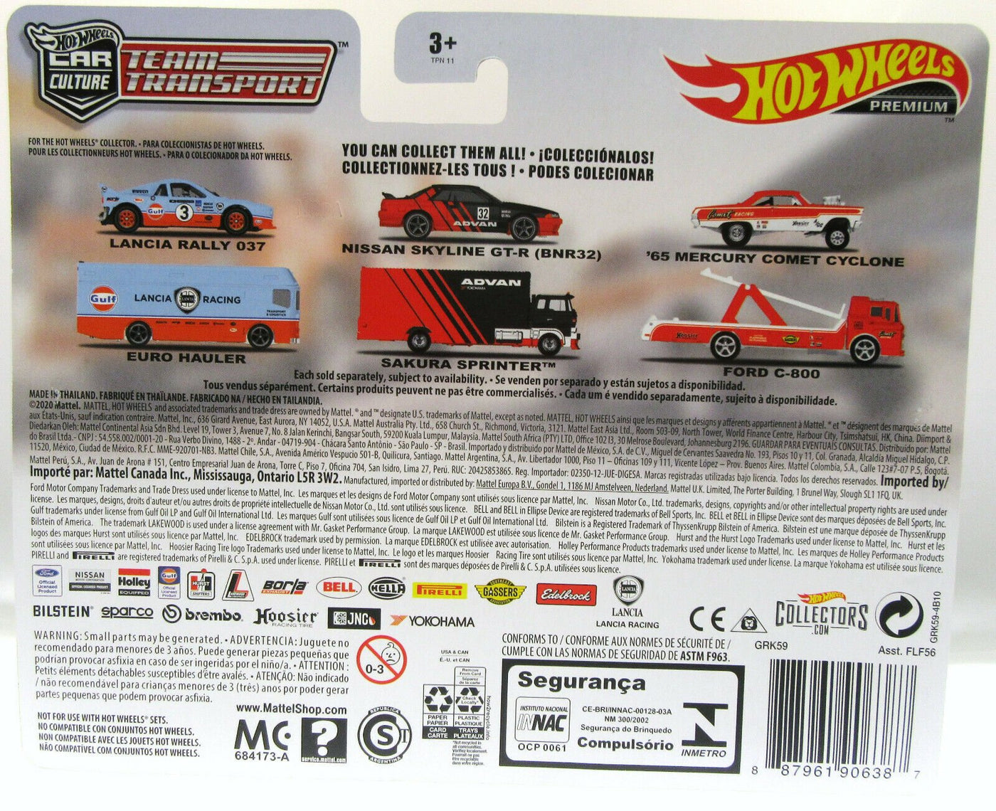 1965 Mercury Comet Cyclone & Ford C-800 Hauler ~ Hot wheels ~ Team Transport