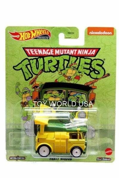 Teenage Mutant Ninja Turtles Party Bus ~ Hot Wheels Premium ~ Die Cast