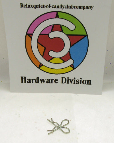 Hitch Pin Clip ~ 5/64 inch Diameter X 1 5/16" length ~ Zinc Plated Spring Steel