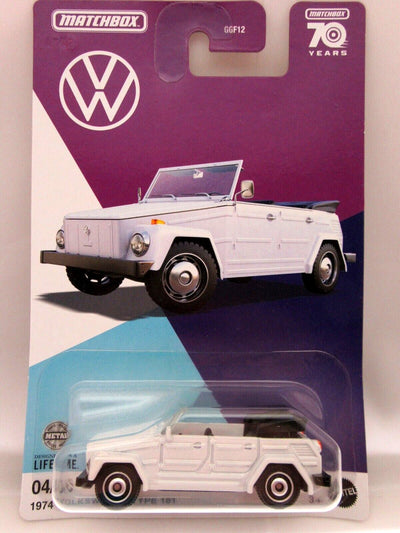 1974 Volkswagen Type 181 ~ White ~ 1:64 Scale ~ Matchbox