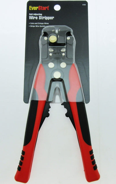 EverStart Self Adjusting Wire Stripper ~ Tool Strips Cuts & Crimps Wires