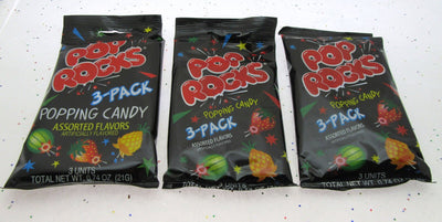 Pop Rocks Pineapple Melon Strawberry ~ America Popping Candy ~ Lot of 3