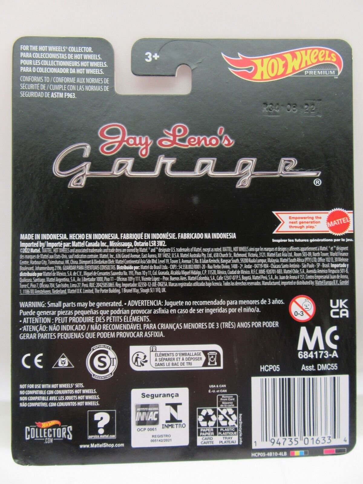 Jay Leno's Garage ~ EcoJet  ~ Hot Wheels Premium ~ Die Cast