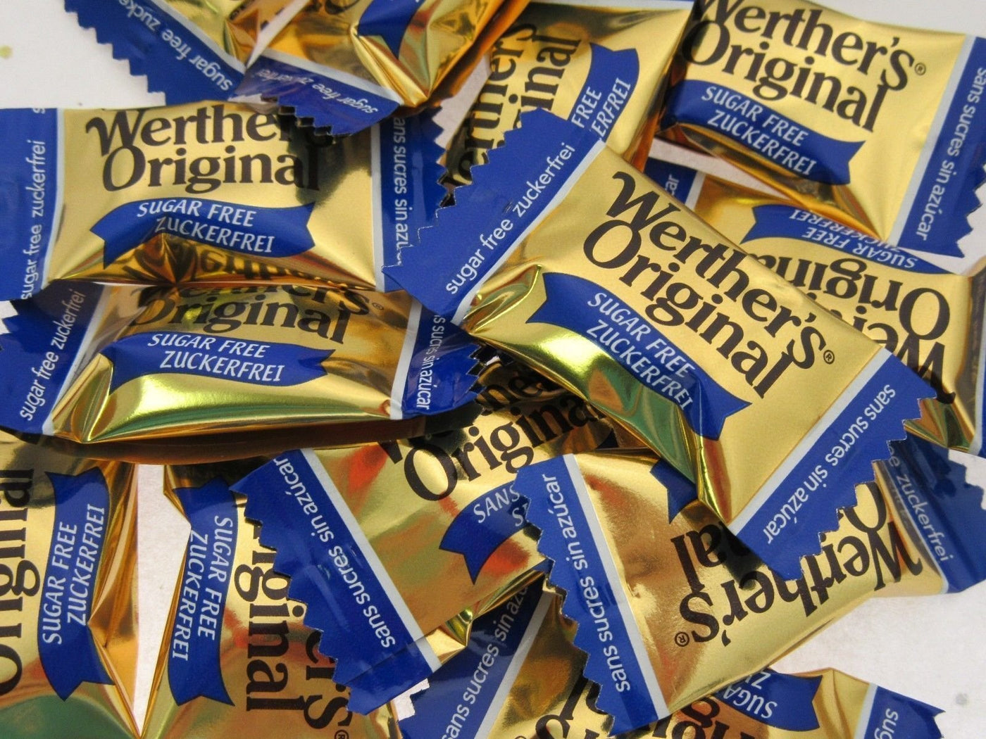 Werther's Sugar Free Creamy Original 8oz Caramels Werthers Hard Candy Caramel