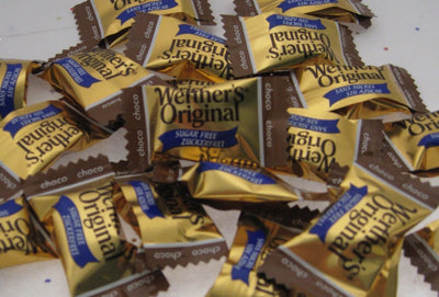 Werther's Sugar Free Caramel Chocolate 16oz Creamy Werthers Hard Candy 1 lb BFR